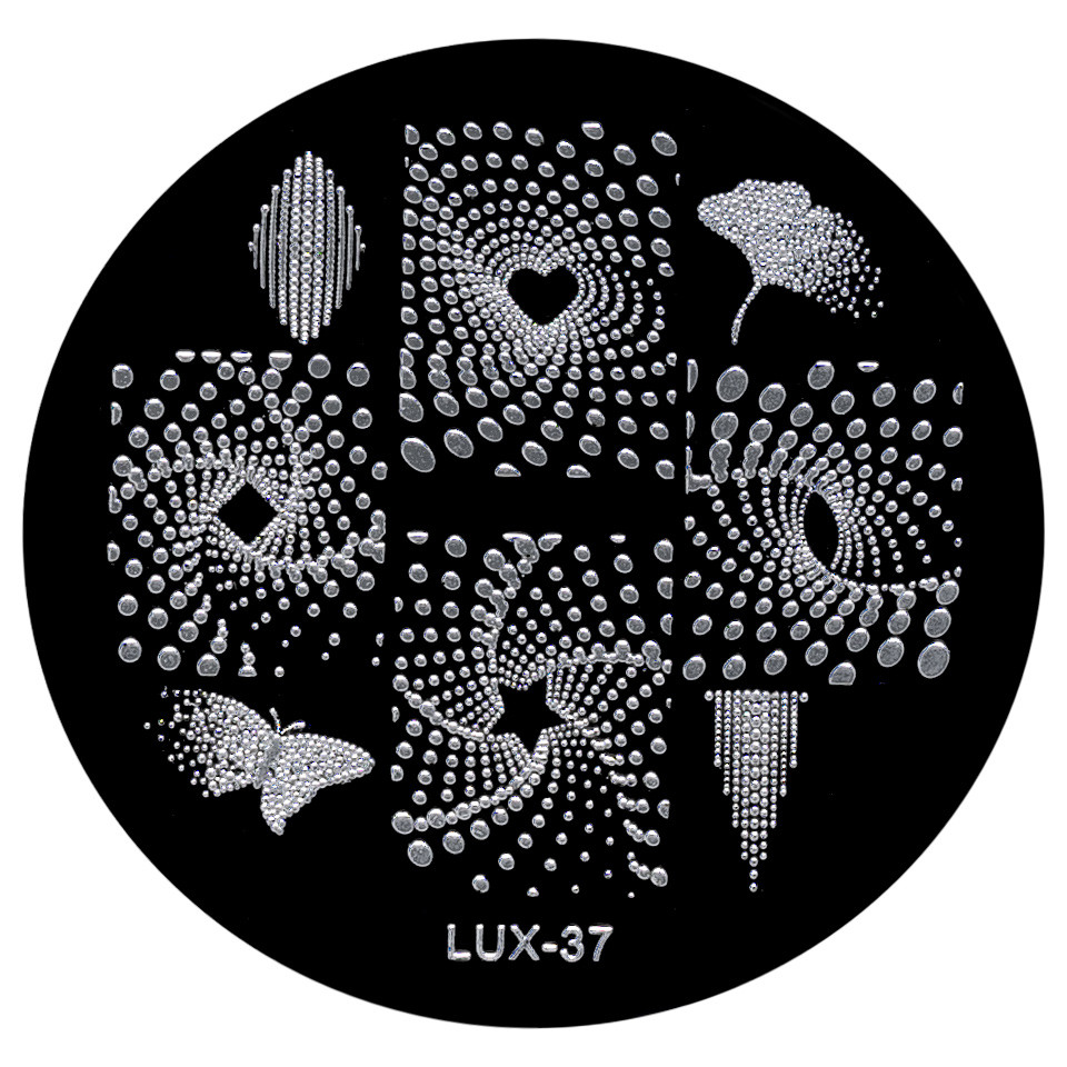 Matrita metalica stampila unghii lux-37 - fashion