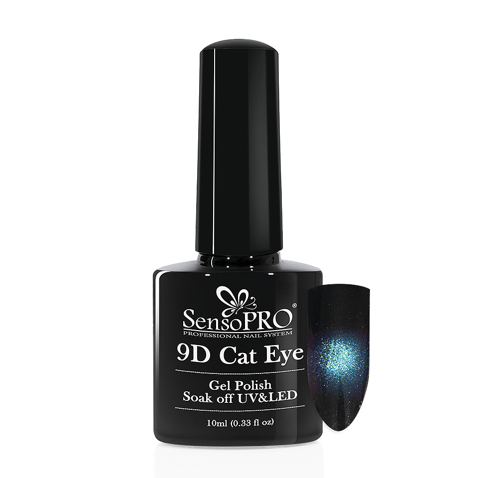 Oja Semipermanenta 9D Cat Eye #12 Scenti - SensoPRO 10 ml imagine
