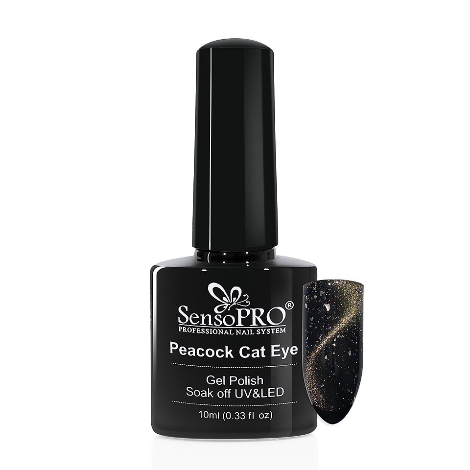 Oja Semipermanenta Peacock Cat Eye SensoPRO 10 ml, #05 Cameo