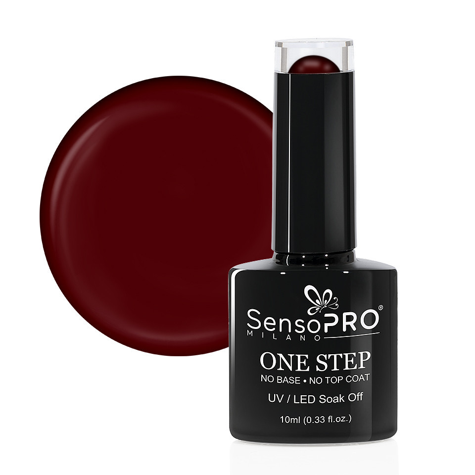 Oja Semipermanenta SensoPRO Milano One Step 10ml culoare Visiniu - 036 Popular Burgundy