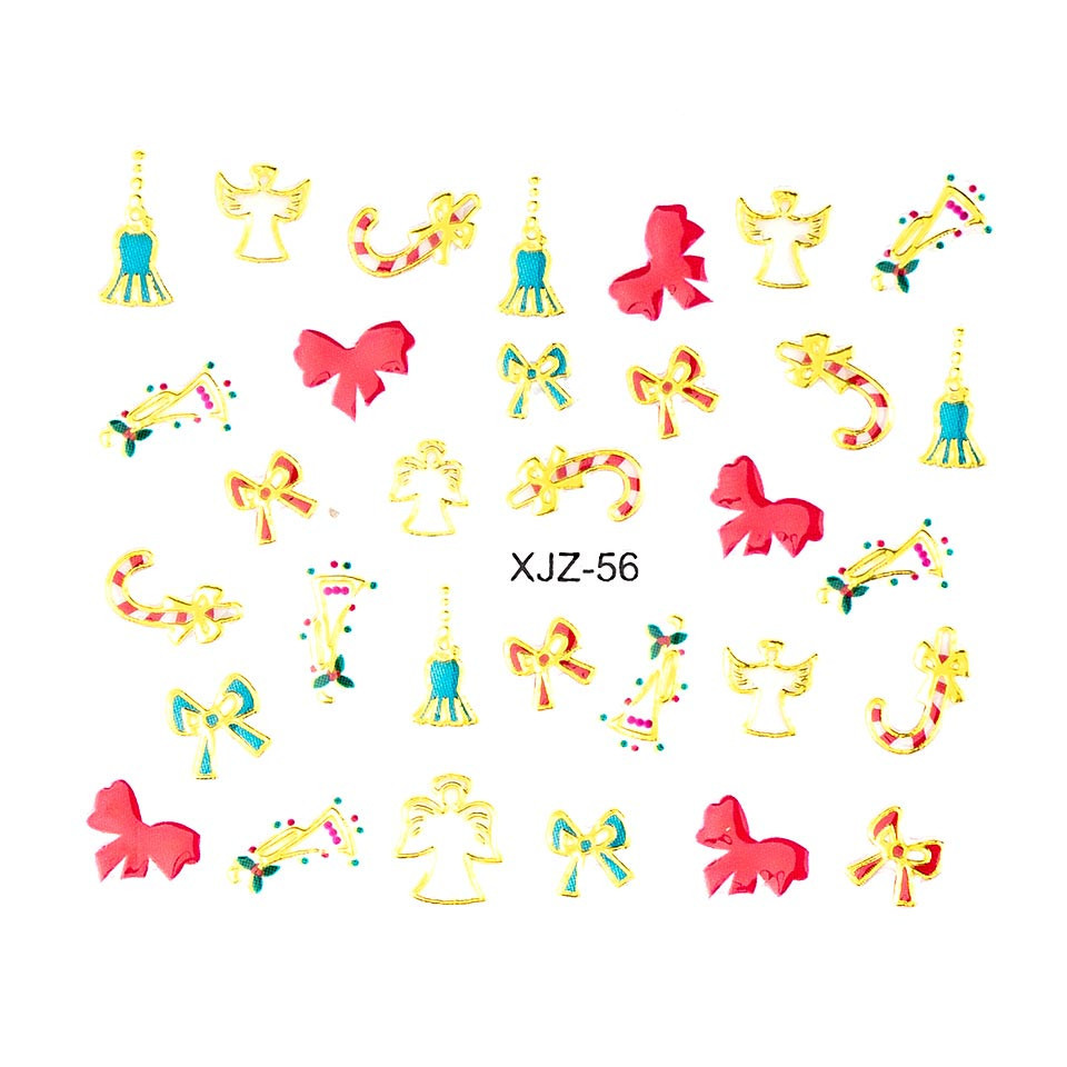 Sticker 3d unghii luxorise, christmas life xjz-56