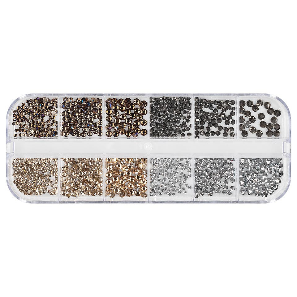 Strasuri unghii luxorise, crystal look