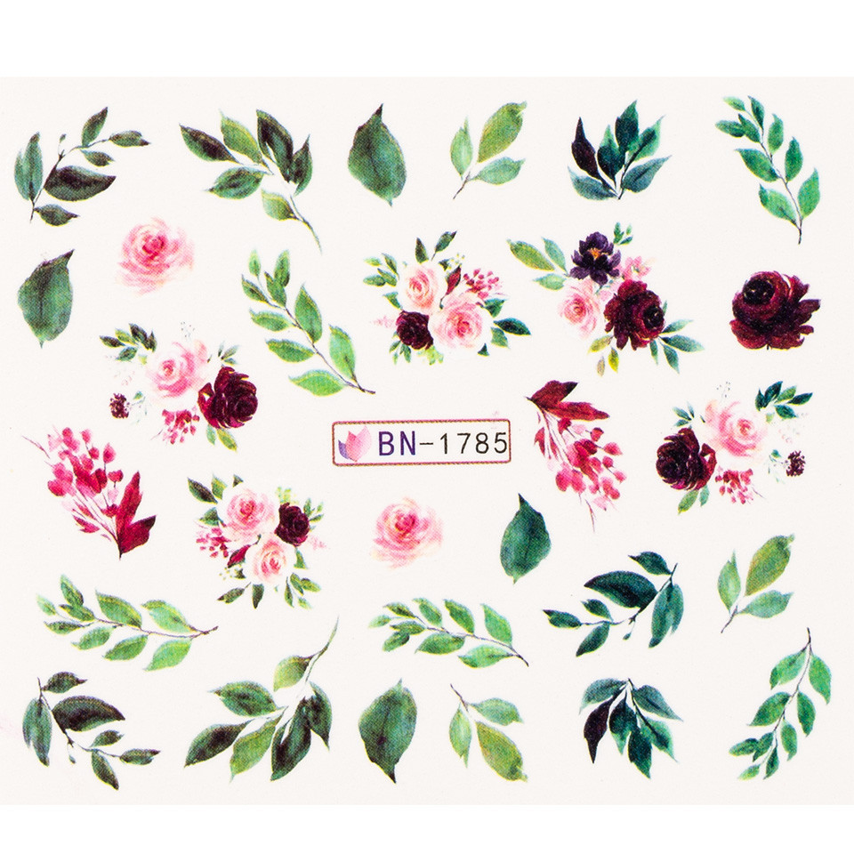 Tatuaj unghii luxorise flower fresh, bn-1785