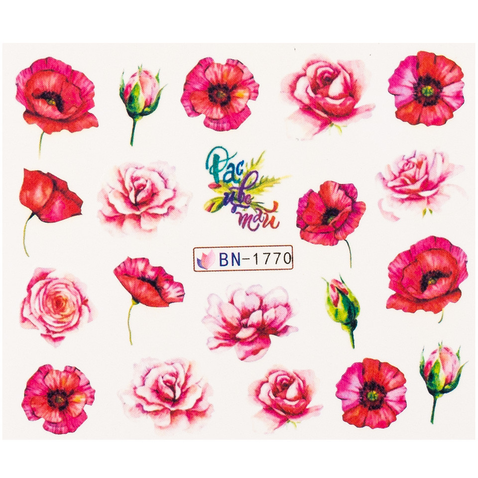 Tatuaj unghii luxorise flower shades, bn-1770