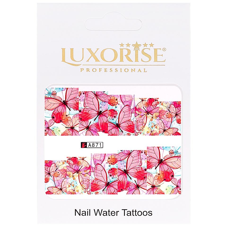 Tatuaj unghii LUXORISE, Nature A871