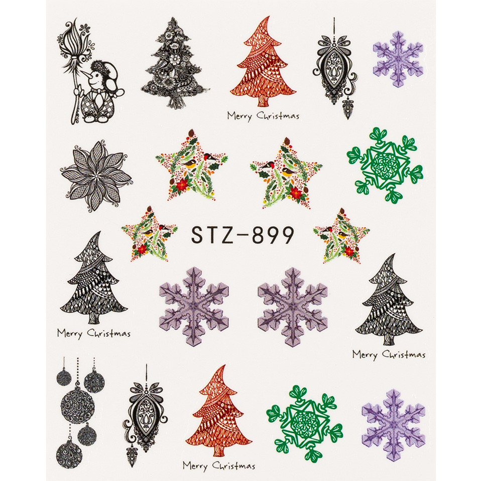 Tatuaj unghii luxorise simple holiday wonder, stz-899
