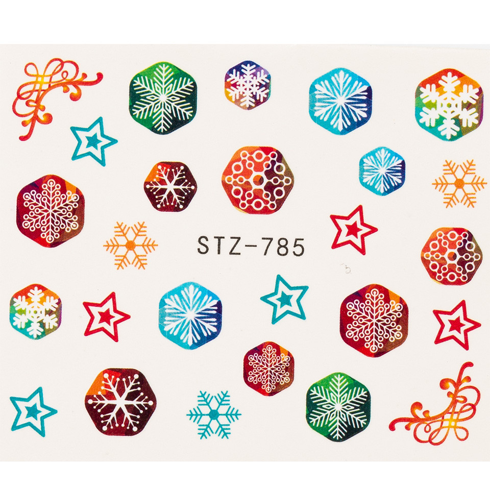 Tatuaj unghii luxorise snowflake tale, stz-785