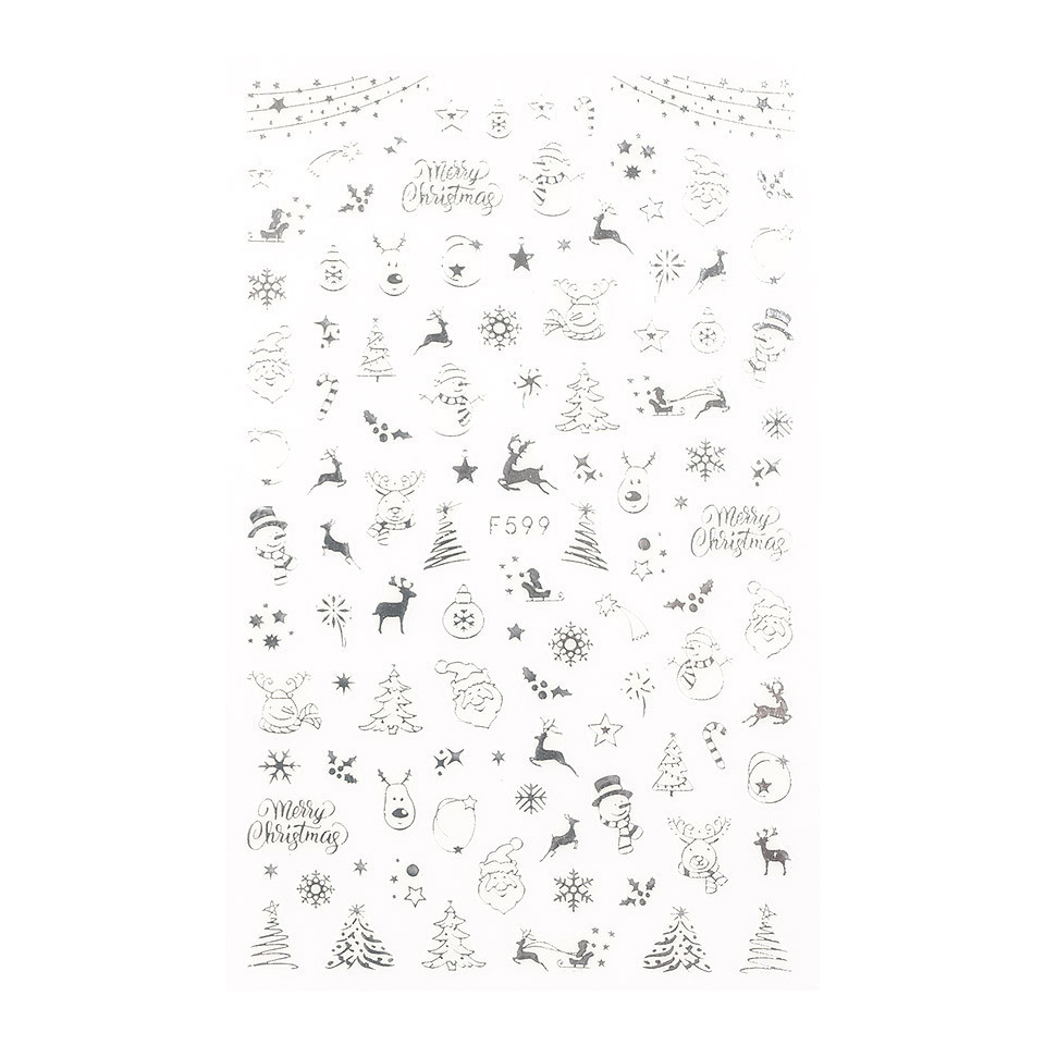 Abtibild unghii sensopro milano, christmas shapes f599