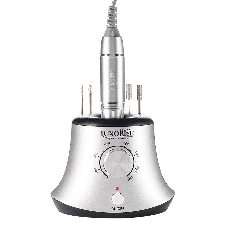 Freza unghii profesionala iFORCE PRO 24 W - LUXORISE Germania, 30.000 RPM, Silver