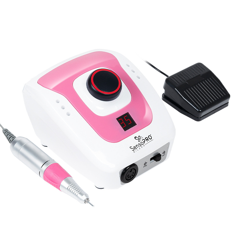 Freza unghii profesionala Turbo Bee 35.000 RPM - SensoPRO Milano, Pink