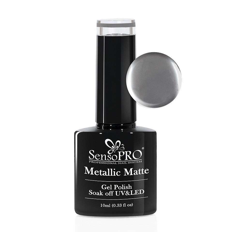 Oja Semipermanenta Metallic Matte SensoPRO 10ml #001 Mirror Nails