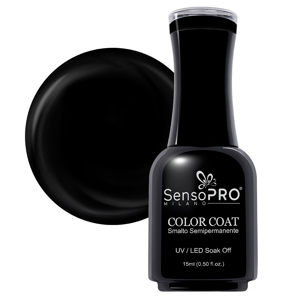 Oja semipermanenta sensopro milano 15ml, absolute black #002