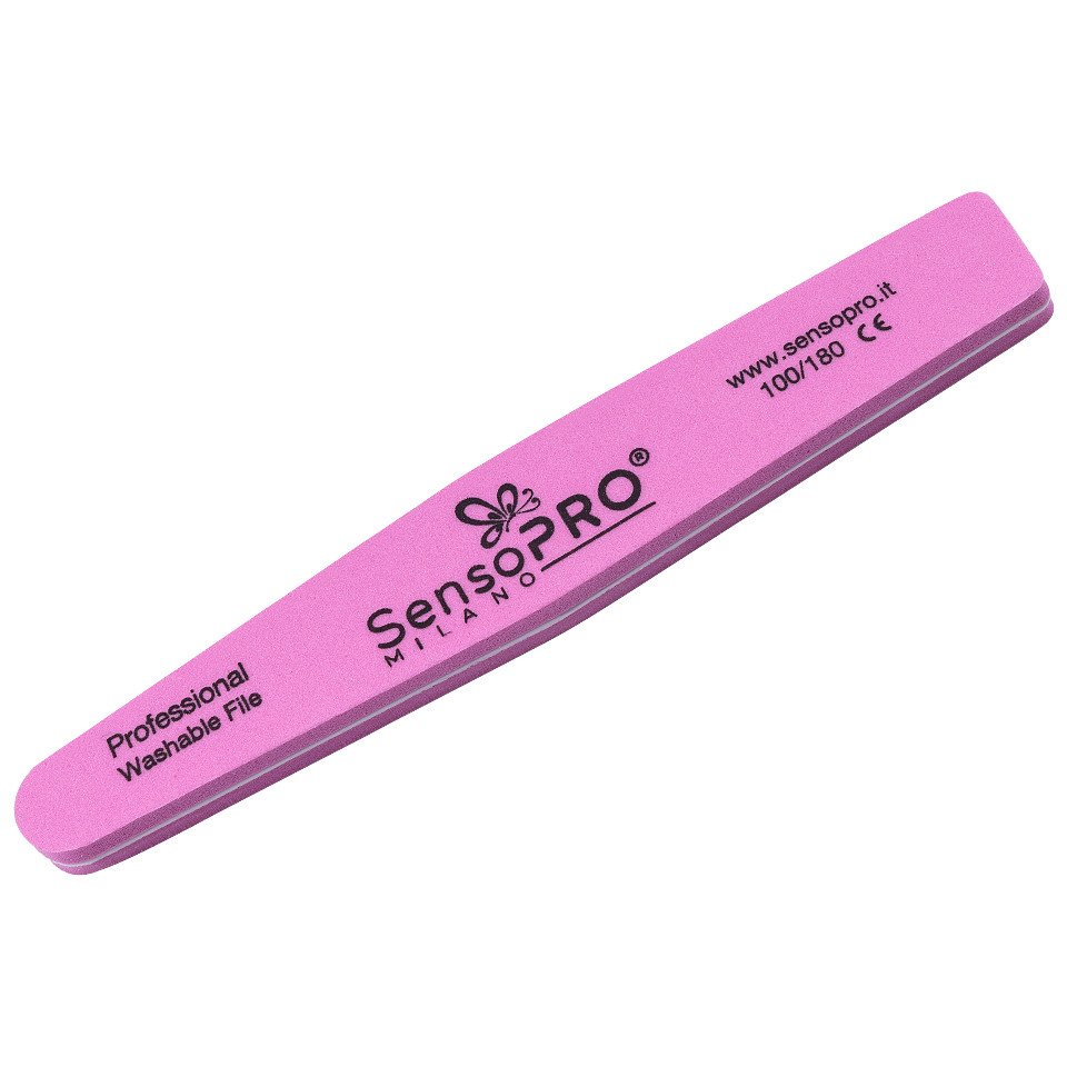 Pila Buffer Unghii Picatura SensoPRO Milano, granulatie 100 180, roz kitunghii.ro imagine noua inspiredbeauty