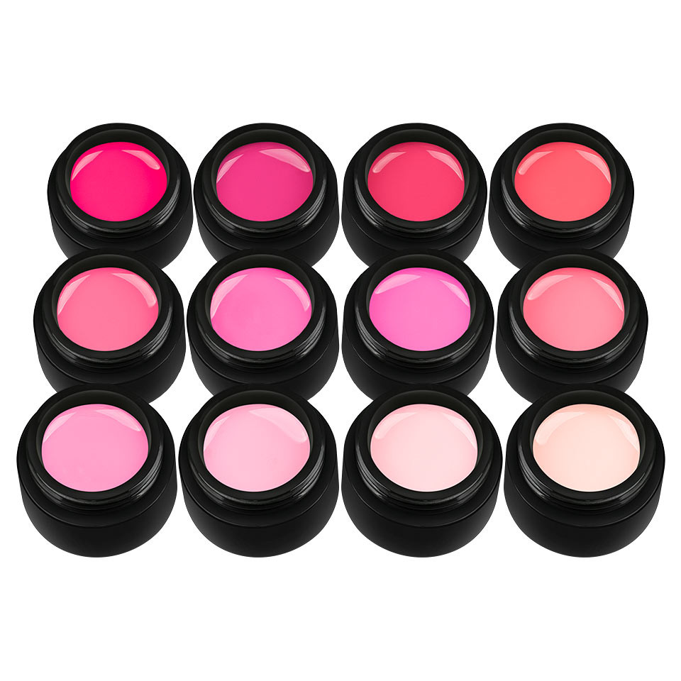 Set 12 Geluri UV Colorate PINK DIVA Collection, SensoPRO Milano