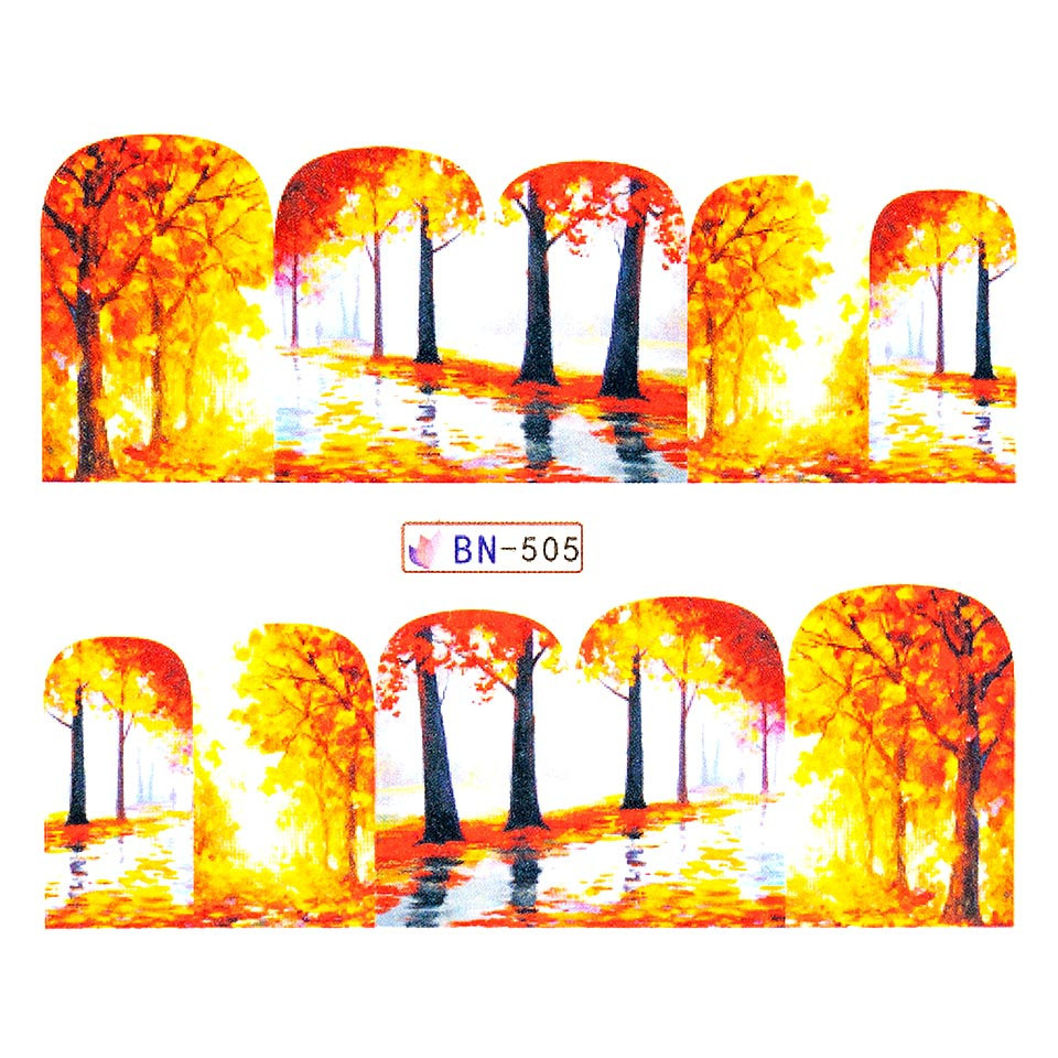Tatuaj unghii luxorise fall sunset, bn-505