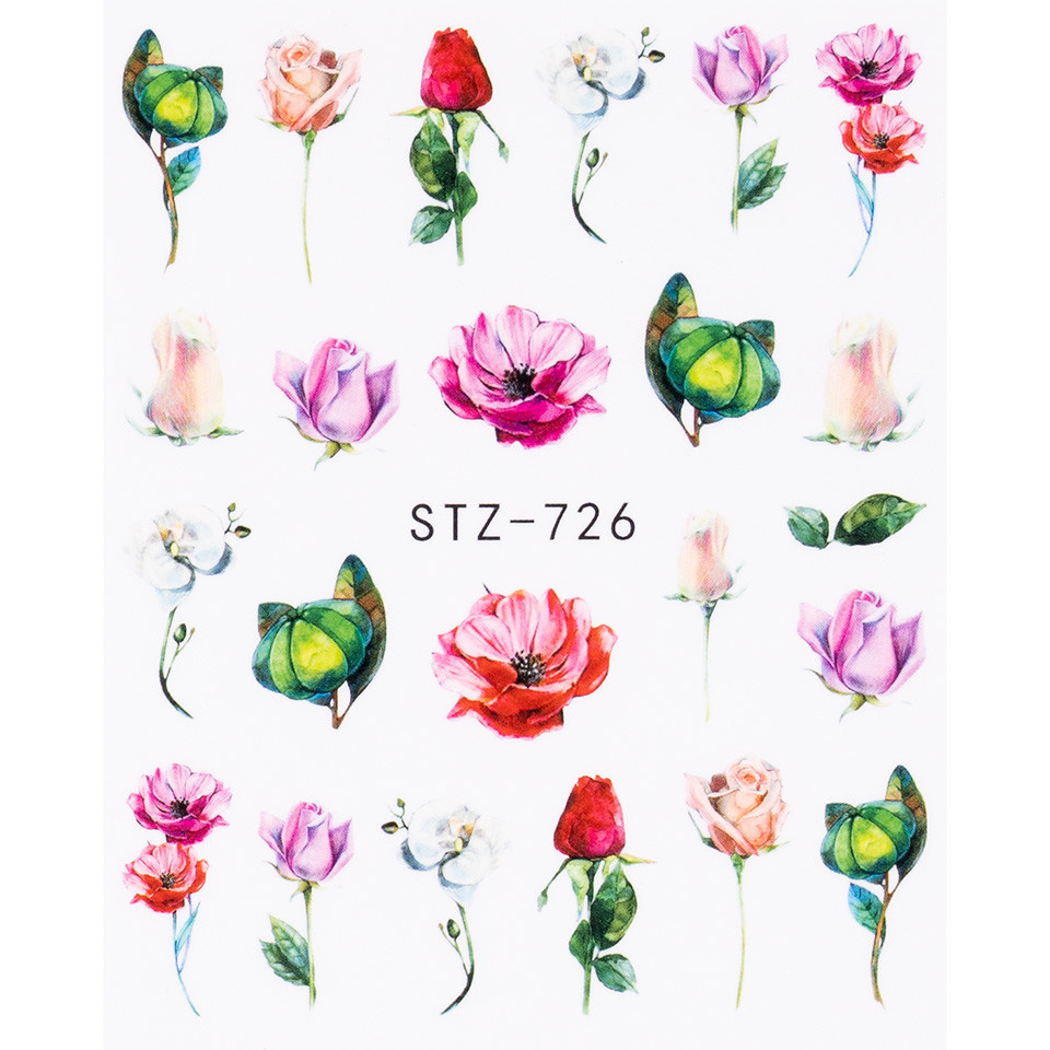 Tatuaj unghii luxorise flower dream, stz-726
