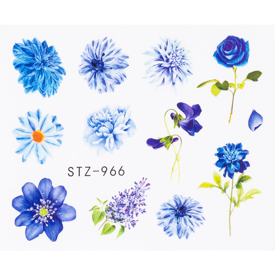 Tatuaj unghii luxorise flower sky, stz-966