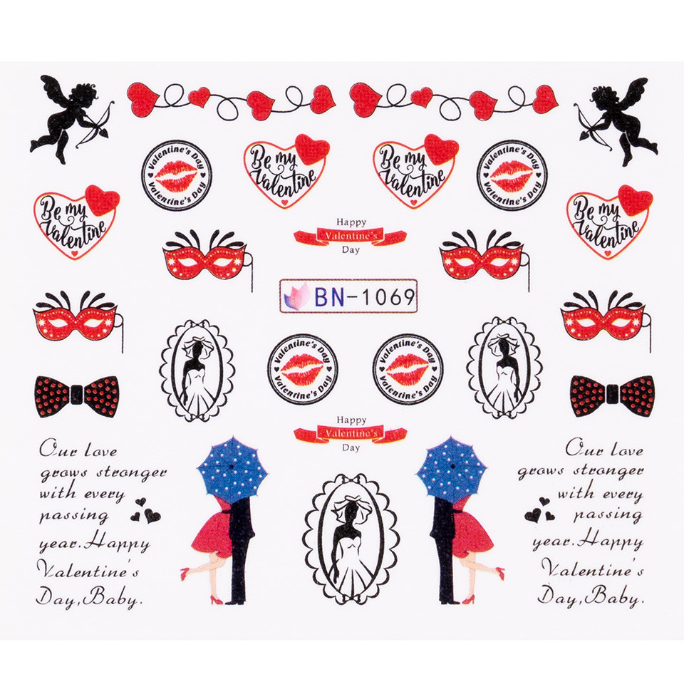 Tatuaj unghii luxorise love game, bn-1069