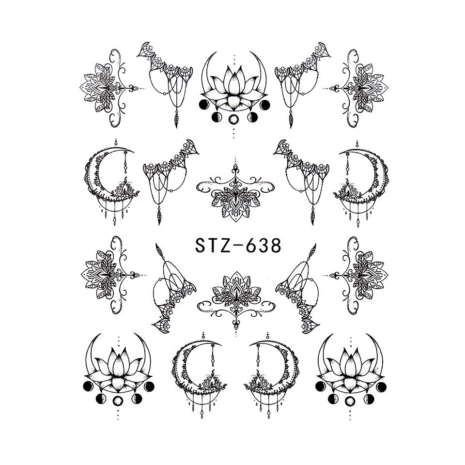 Tatuaj unghii luxorise simple royal, stz-638
