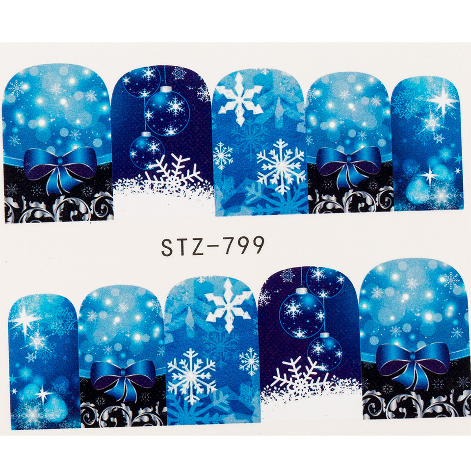 Tatuaj unghii luxorise snowflake shimmer, stz-799