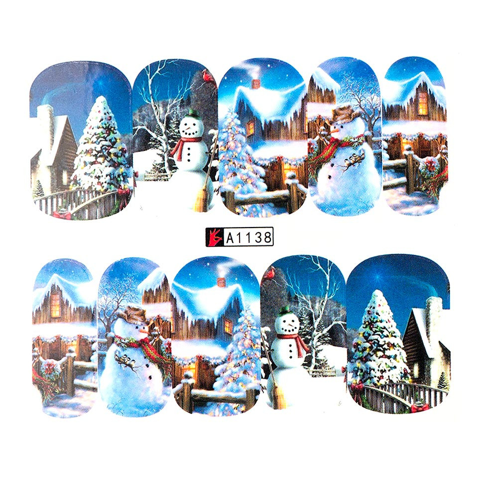 Tatuaj unghii luxorise winter look, a1138