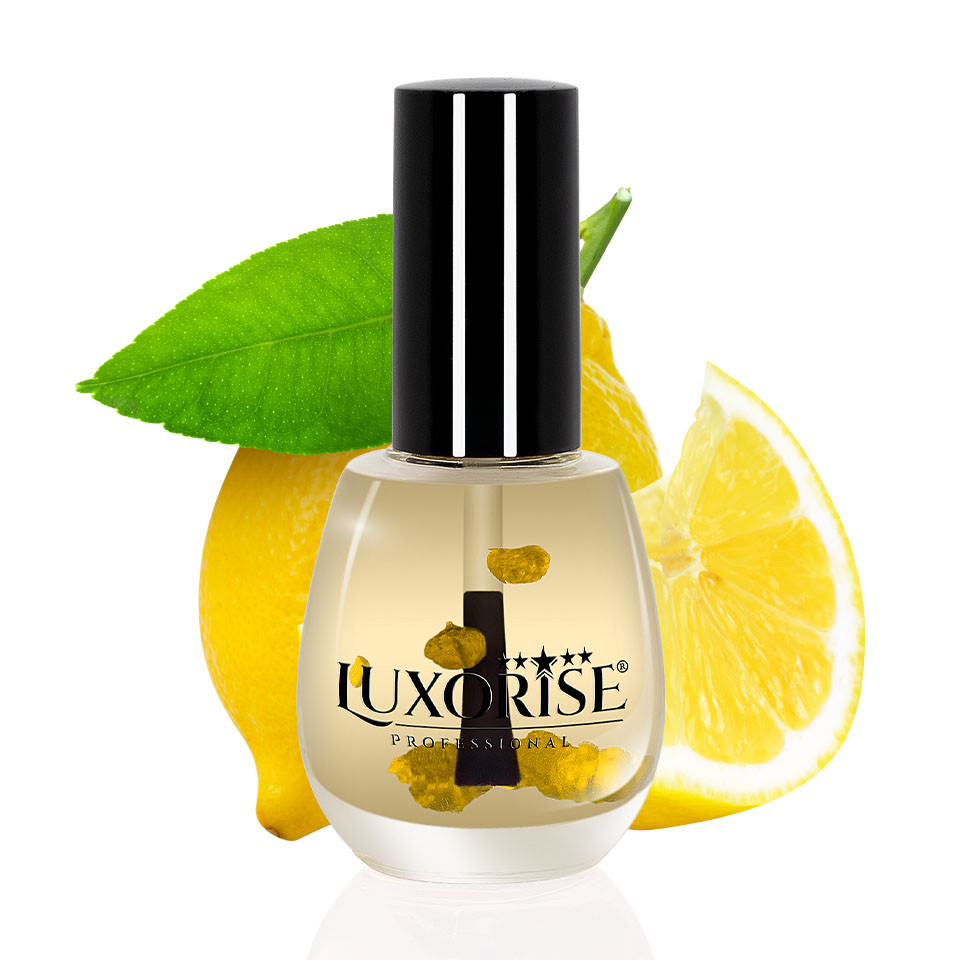 Ulei Cuticule cu Pensula Lemon - LUXORISE Germania, 15 ml imagine
