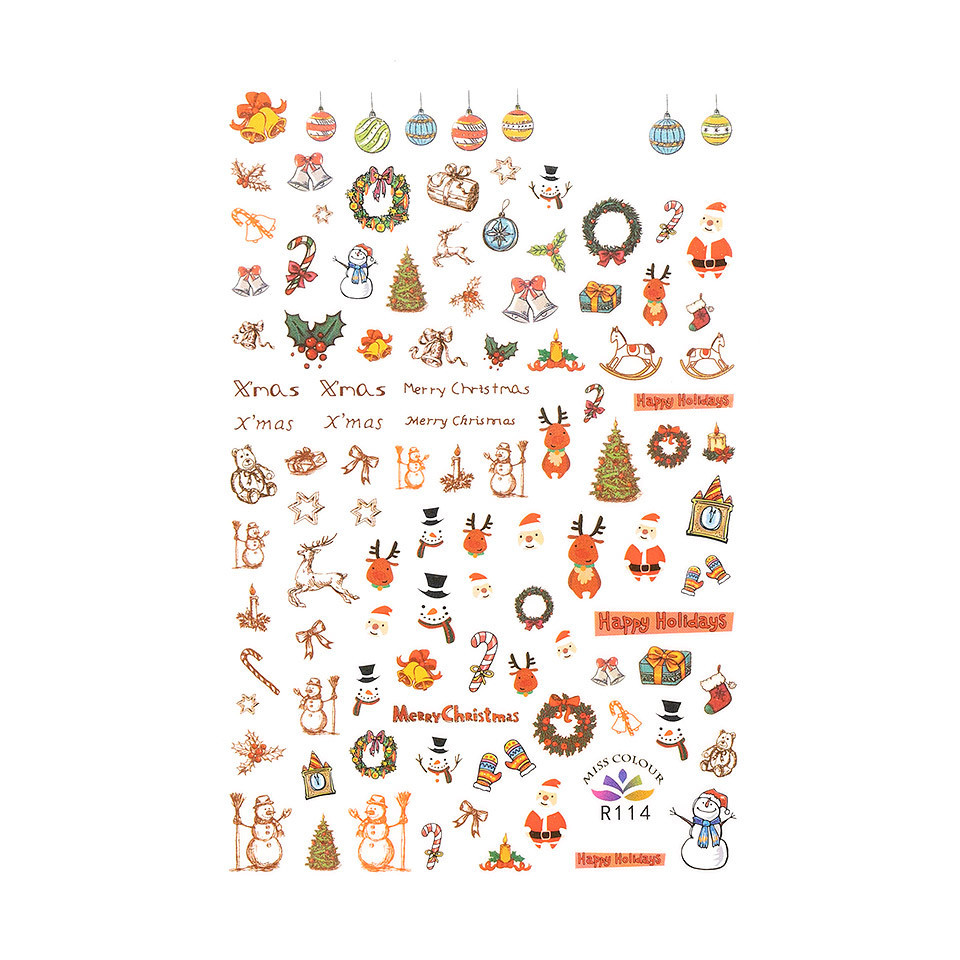 Abtibild unghii sensopro milano, christmas choice r114