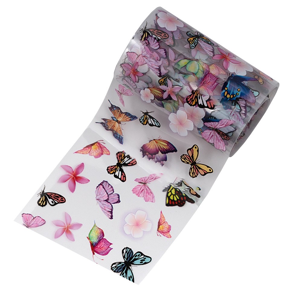 Folie de Transfer Unghii LUXORISE #10-1 Butterfly Mania