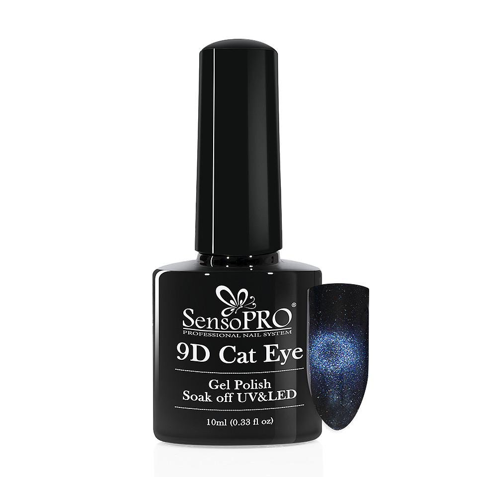 Oja Semipermanenta 9D Cat Eye #24 Gruis - SensoPRO 10 ml imagine