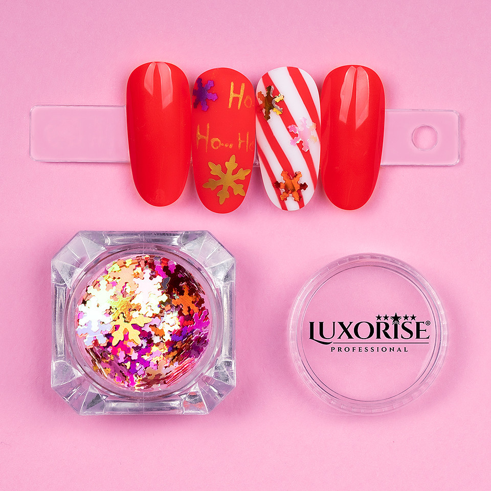 Paiete Unghii LUXORISE Snowflakes #06 kitunghii.ro imagine noua inspiredbeauty
