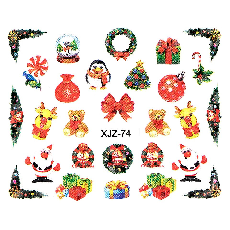 Sticker 3d unghii luxorise, holiday magic xjz-74