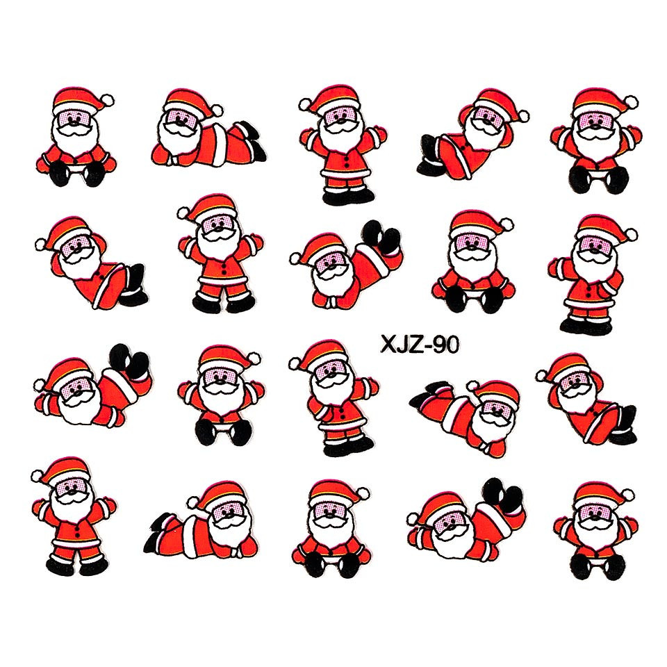 Sticker 3d unghii luxorise, santa is you xjz-90
