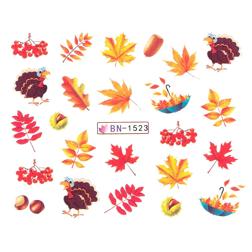 Tatuaj unghii luxorise fall reflection, bn-1523