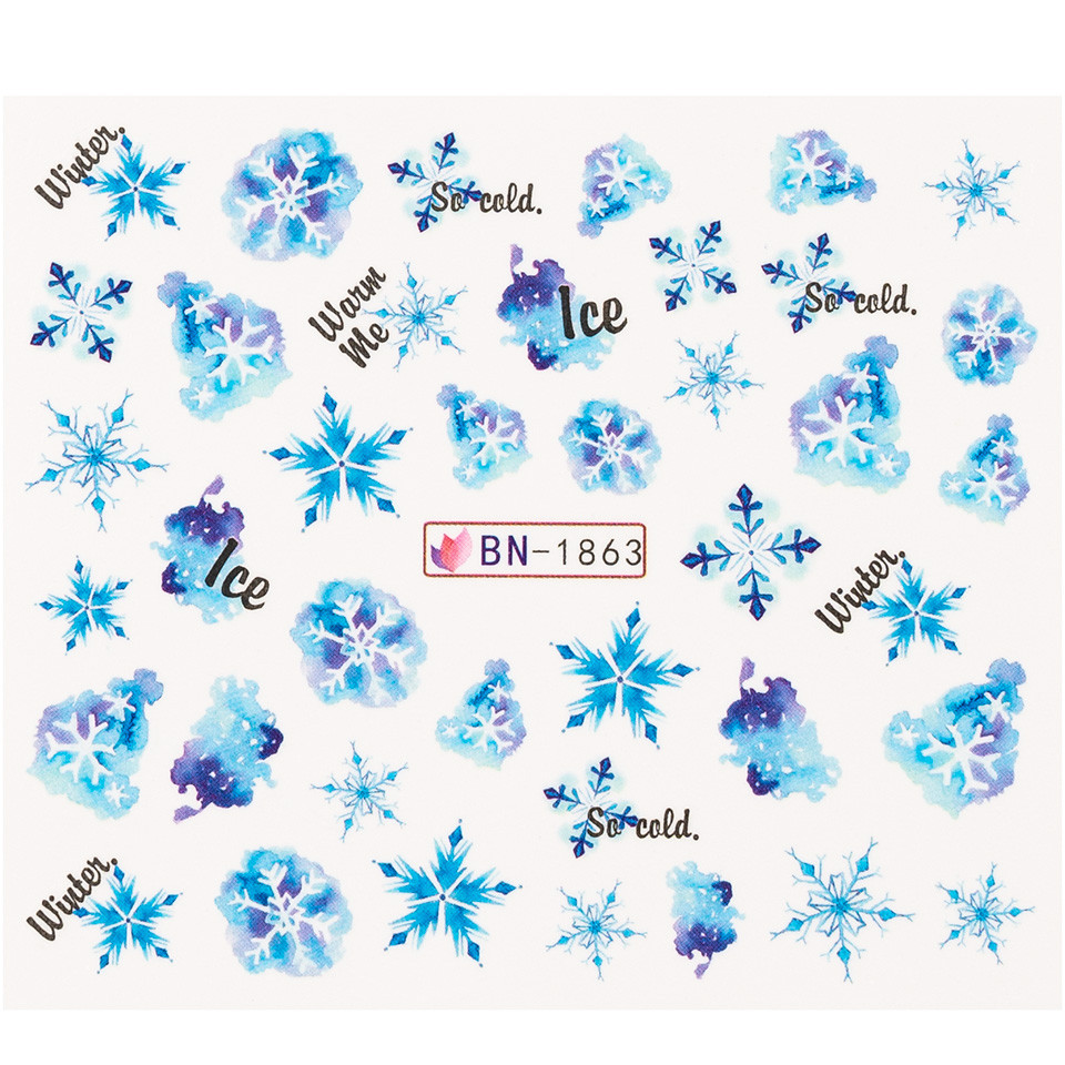 Tatuaj unghii luxorise winter magic, bn-1863