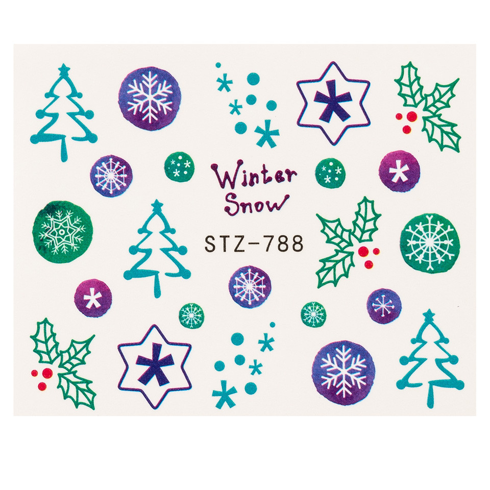 Tatuaj unghii luxorise winter star, stz-788