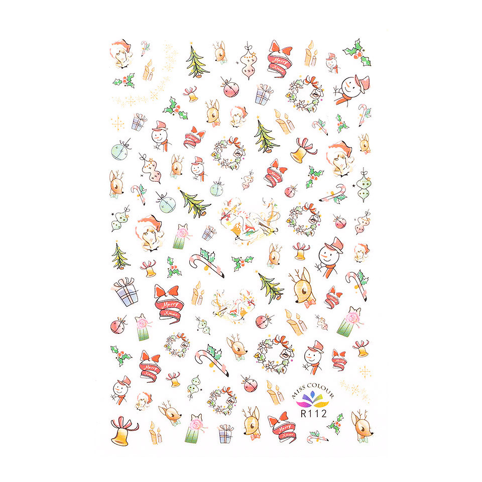 Abtibild unghii sensopro milano, wild christmas r112