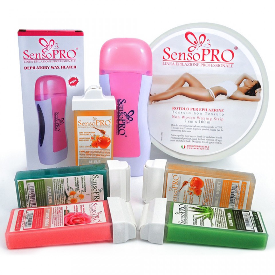 Kit Epilare Pink Pro + CADOU Rezerva Ceara aplicator ingust