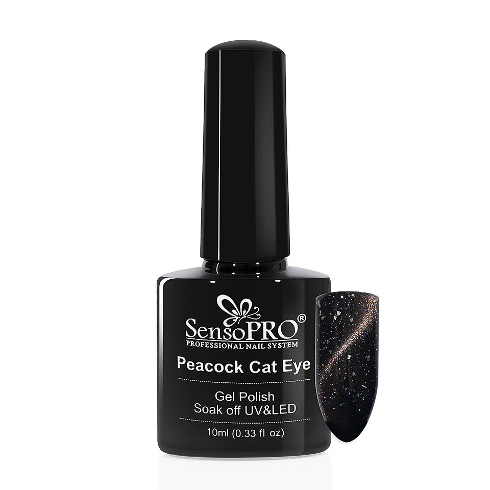 Oja Semipermanenta Peacock Cat Eye SensoPRO 10 ml, #08