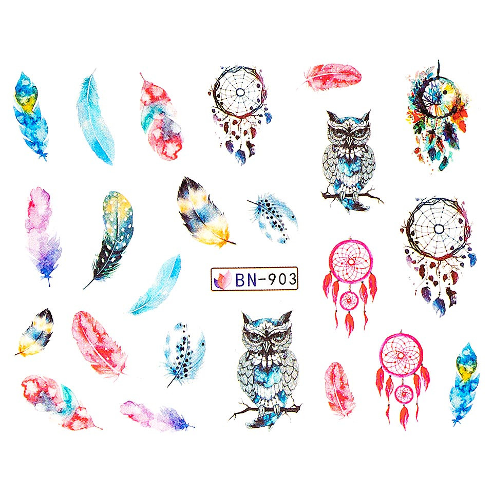 Tatuaj unghii luxorise, dream catcher bn-903