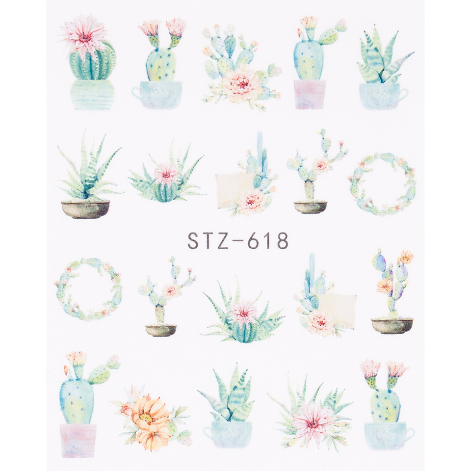 Tatuaj unghii luxorise flower desert, stz-618