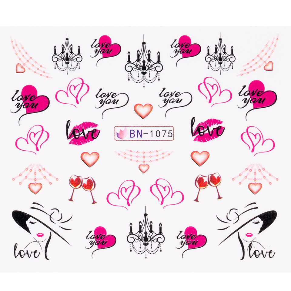 Tatuaj unghii luxorise love city, bn-1075