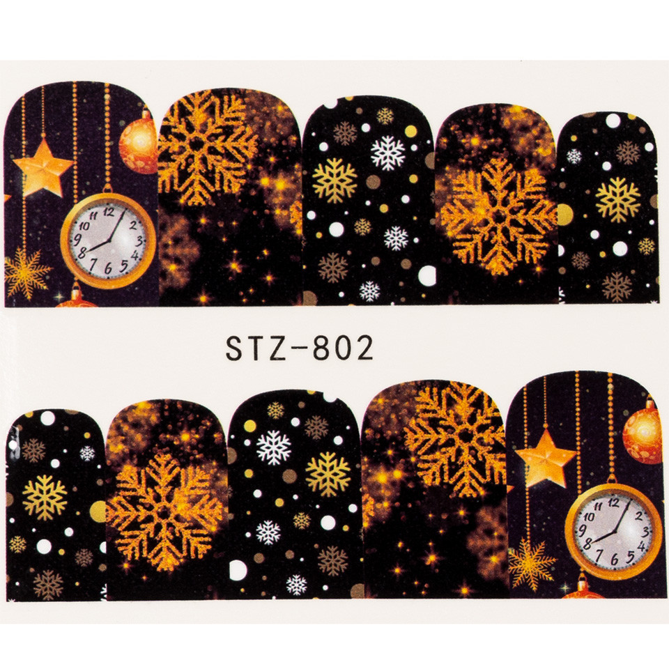 Tatuaj unghii luxorise new year glow, stz-802