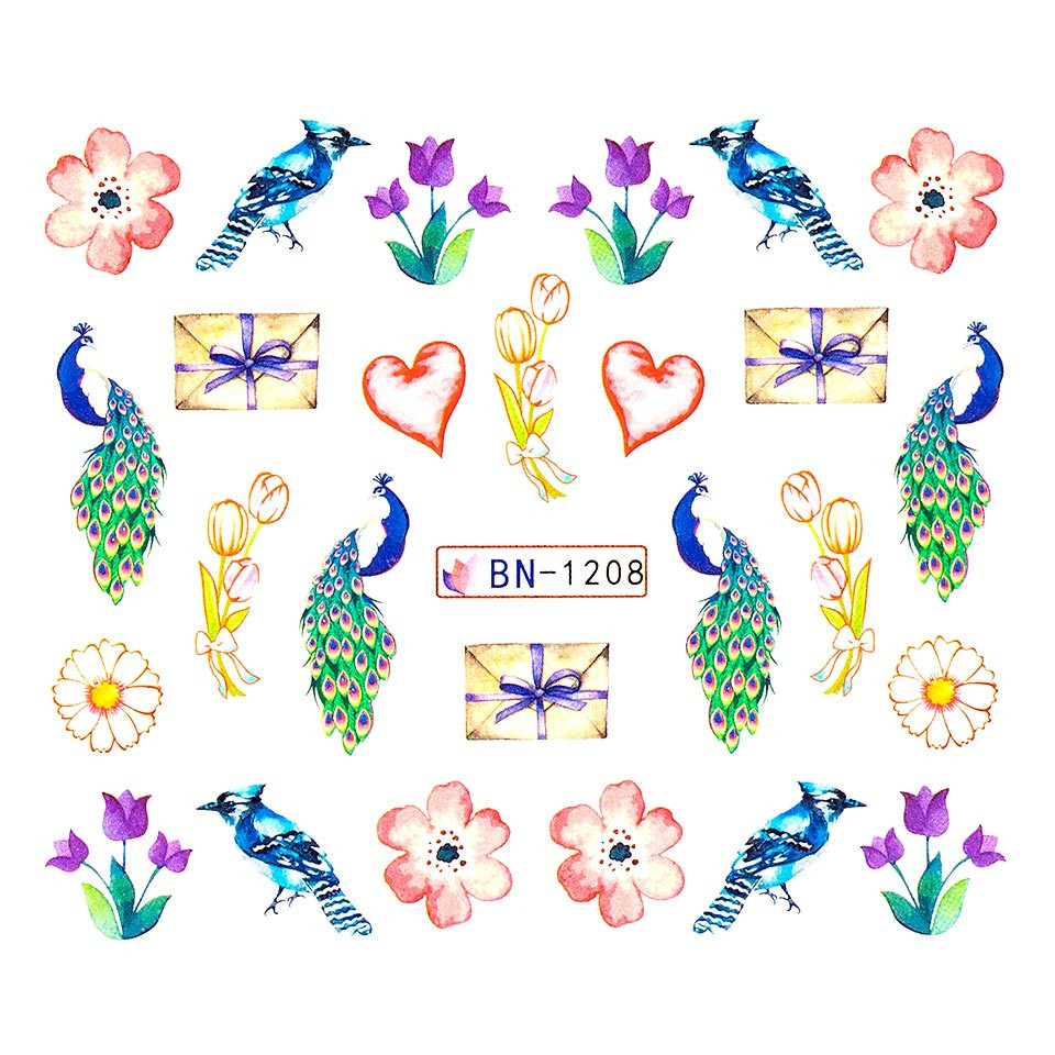 Tatuaj unghii luxorise spring letter, bn-1208