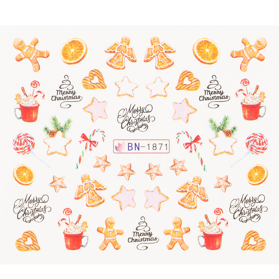 Tatuaj unghii luxorise sweets for santa, bn-1871