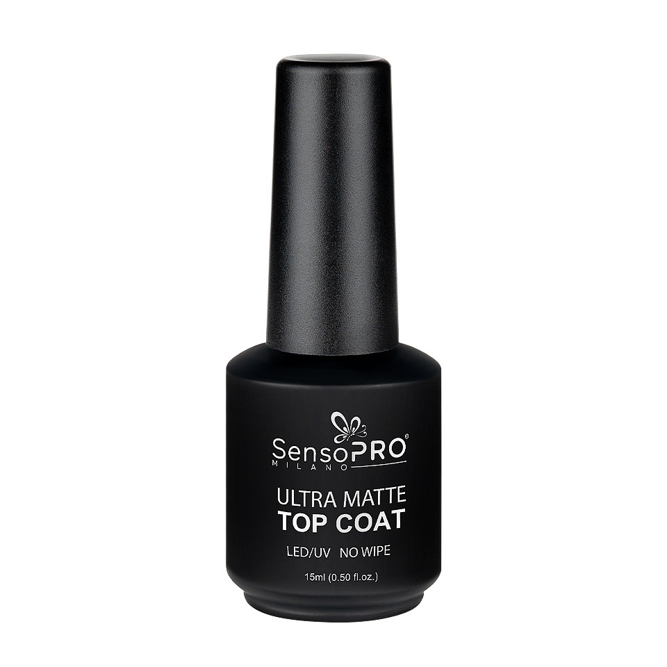 Ultra Matte Top Coat SensoPRO Milano, 15ml