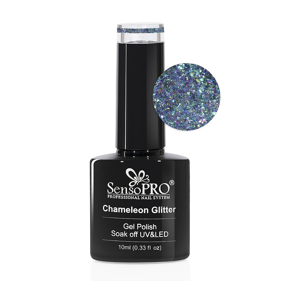 Oja Semipermanenta Cameleon Glitter SensoPRO 10ml - 009 Fairy Tale