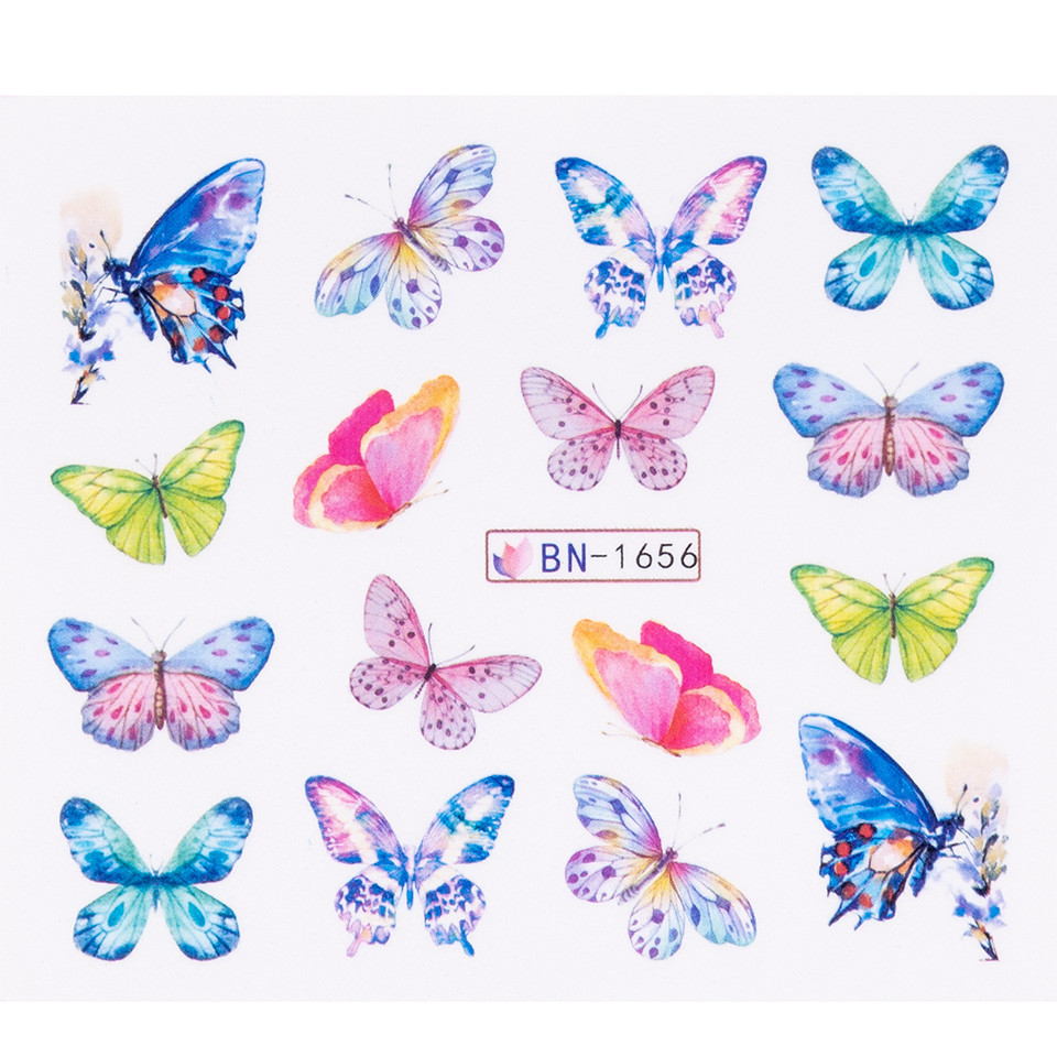 Tatuaj unghii luxorise butterfly swing, bn-1656
