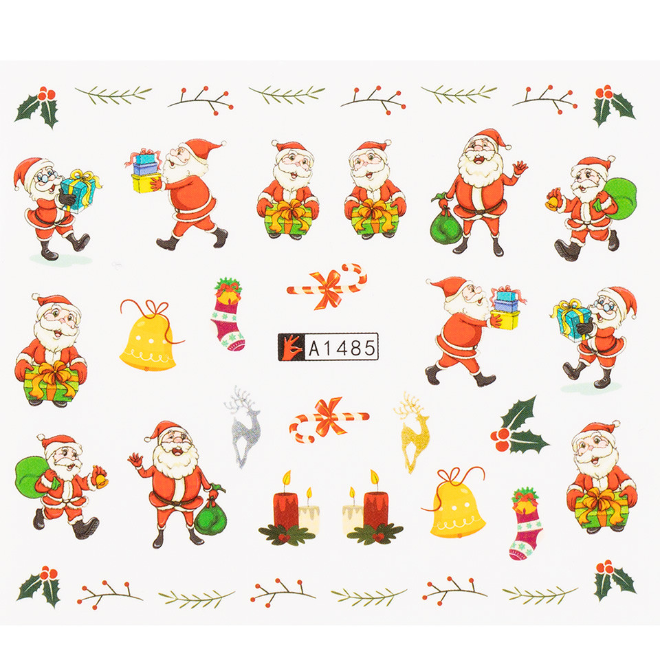 Tatuaj unghii luxorise santa's gifts a1485