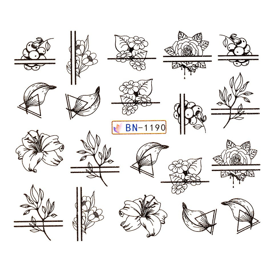 Tatuaj unghii luxorise simple & rare, bn-1190