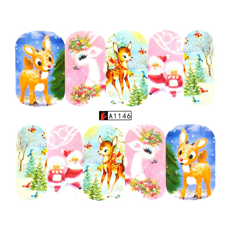 Tatuaj unghii luxorise winter cutie, a1146